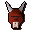 Red halloween mask