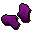 Purple gloves