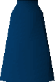 Blue skirt