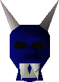 Blue halloween mask