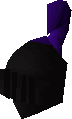 Black full helm