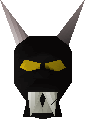 Black h'ween mask