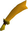 Gilded scimitar
