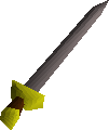 Steel longsword