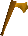 Gilded axe