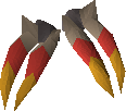 Burning claws