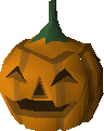 Orange pumpkin (laughing)