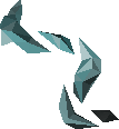 Ice element staff crown