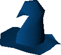 Blue wizard hat