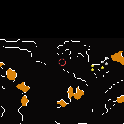 The world map around TzTok-Jad