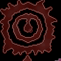 The world map around Abyssal leech