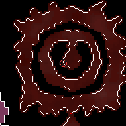 The world map around Abyssal walker