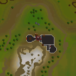 The world map around Black knight