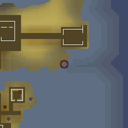 The world map around Fishing spot