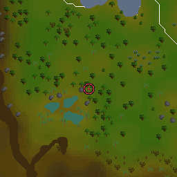 The world map around Giant spider