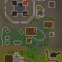 The world map around Penda