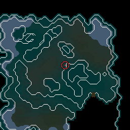 The world map around Spitting Wyvern