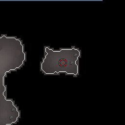 The world map around Zamorak wizard